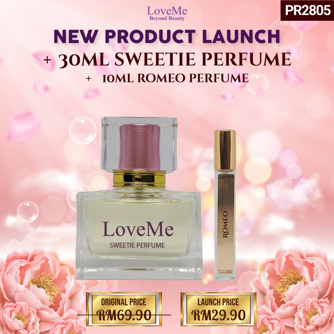 30ML - PERFUME SWEETIE + 10ML ROMEO